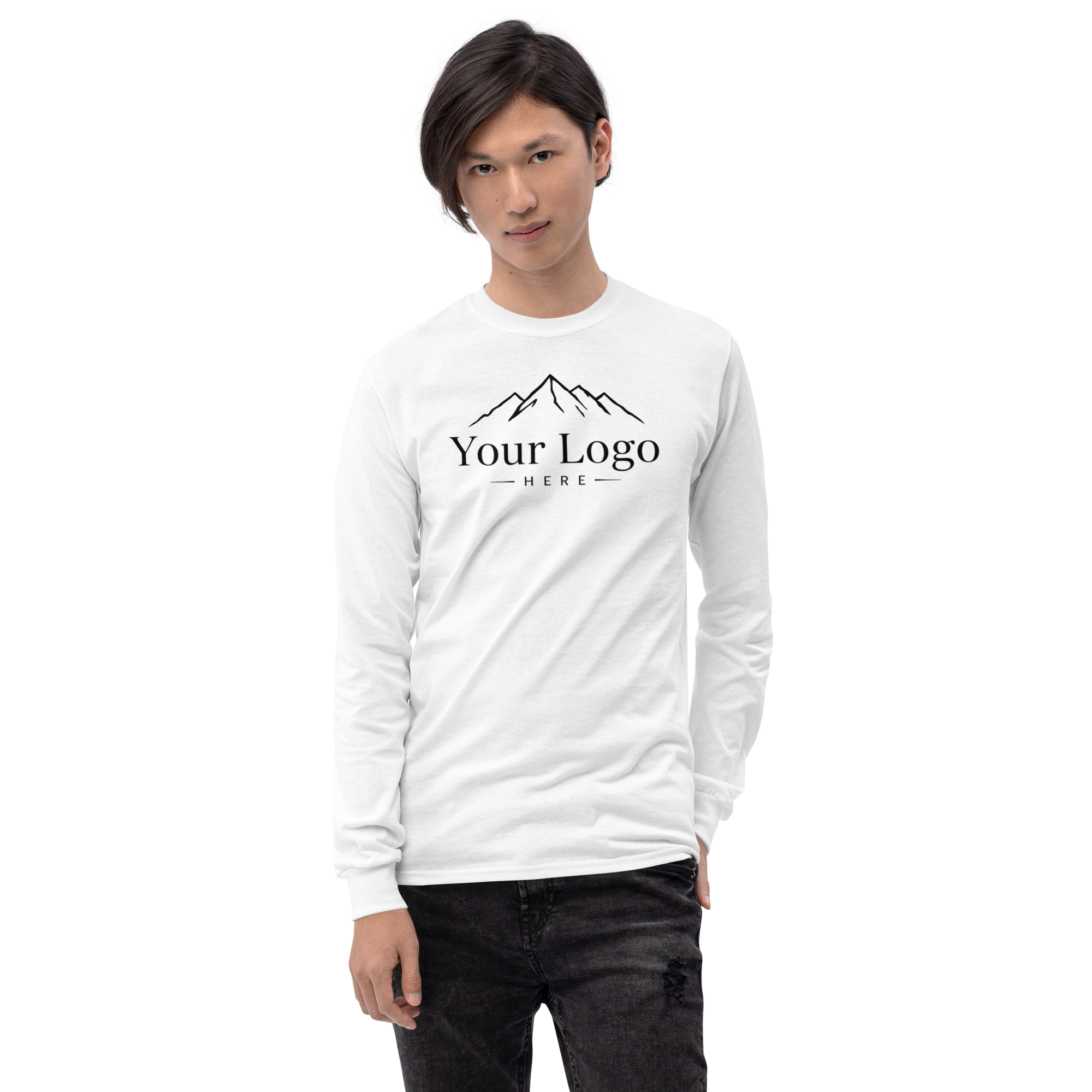 Custom Printed Long-Sleeve Adult Shirt
