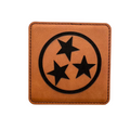 Tristar Leatherette Engraved Coaster (set of 6)