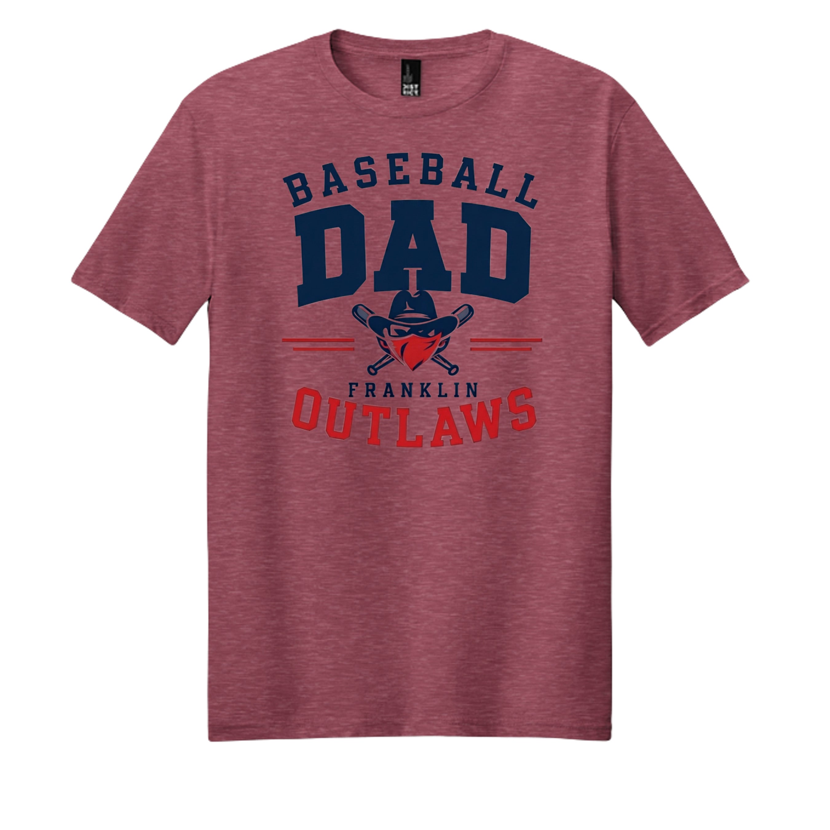 Heathered Red - DM108 - FRONT