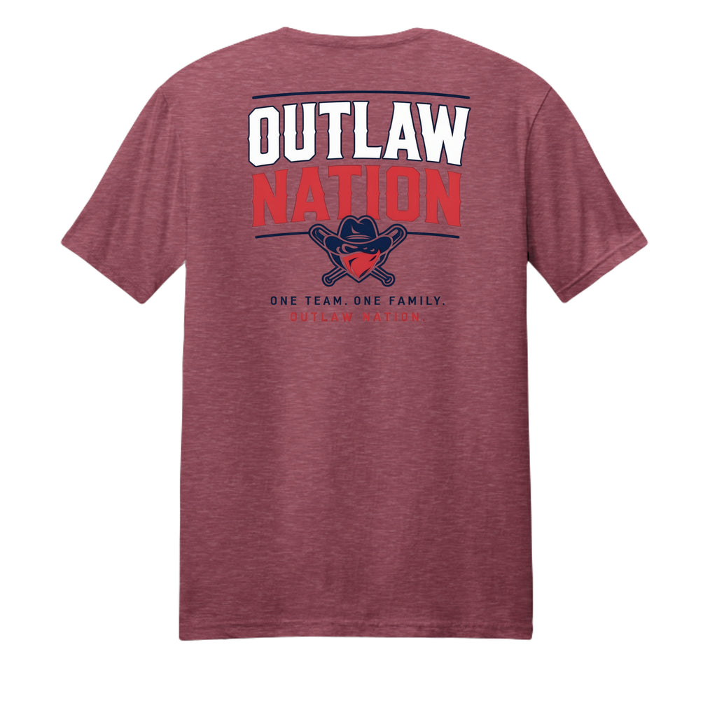 Heathered Red - DM108 - BACK
