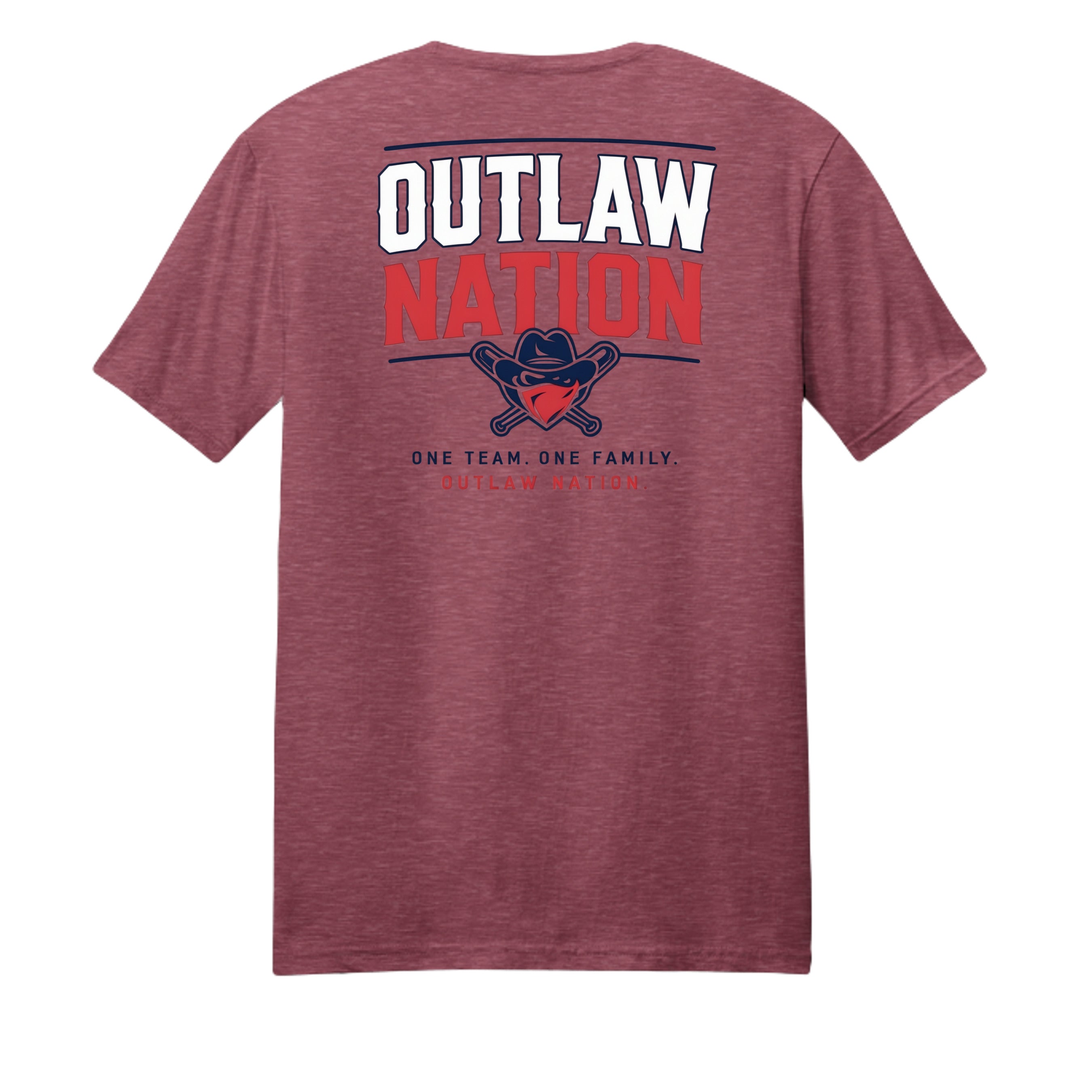 Heathered Red - DM108 - BACK